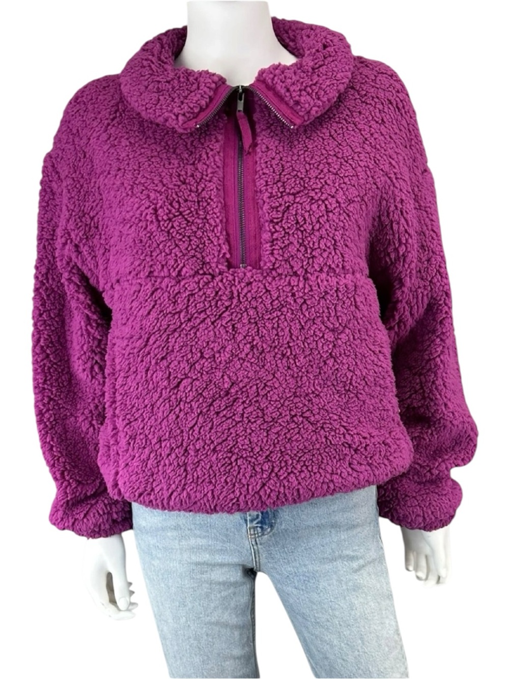 Saltwater Luxe NWT Berry Everest Pullover Jacket Size M N0790